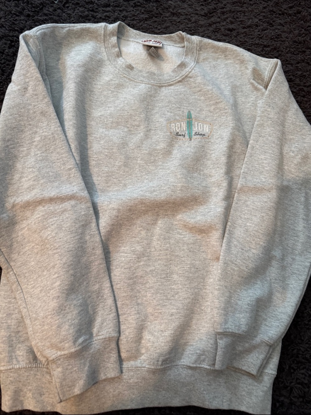Gray Surf Shop Crewneck Sweatshirt